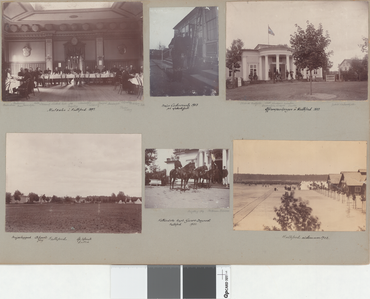 Text i fotoalbum: "Hultsfred, midsommar 1902."
