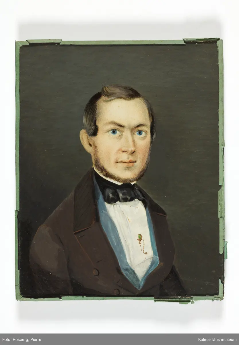 Porträtt av bokhandlare Carl Henrik Snöberg.