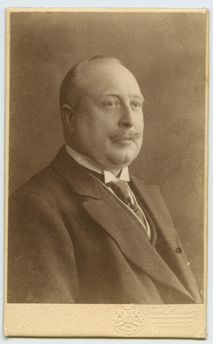 Porträtt på Emil Norström.