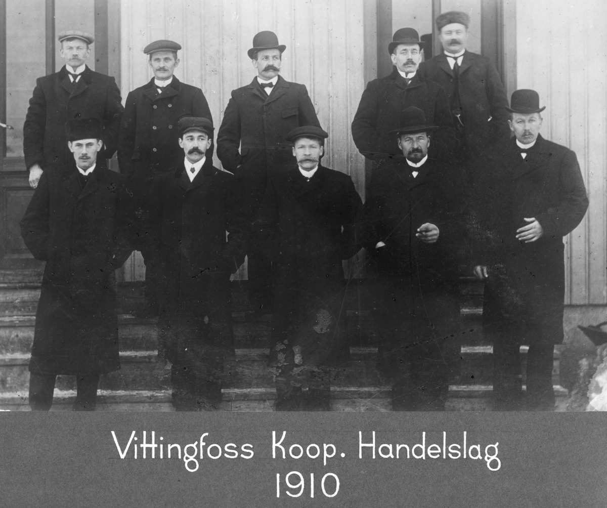 Vittingfoss Kooperative Handelslags styre 1910. 