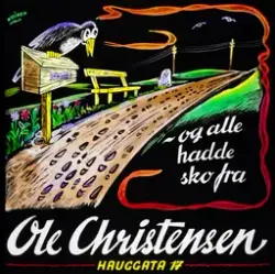 Ole Christensen. Kinoreklame fra Kristiansund, hovedsaklig f