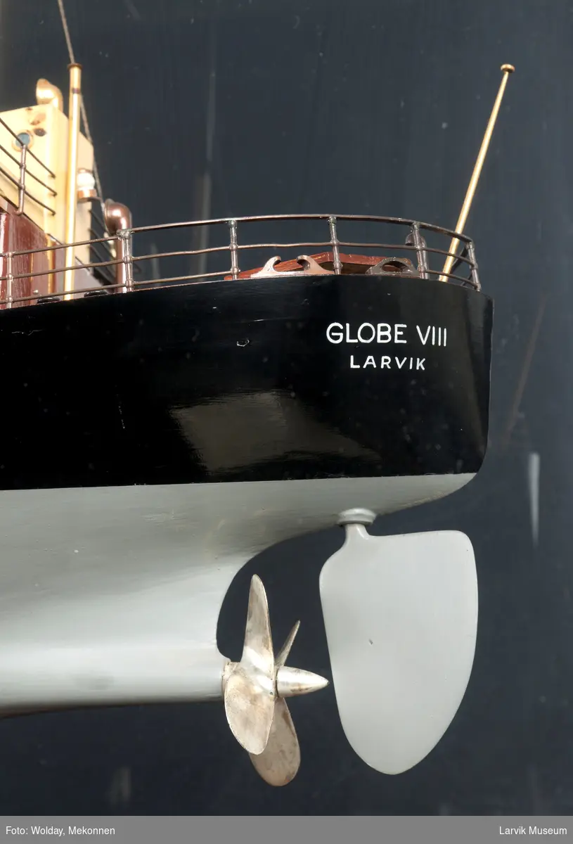 Helmodell hvalbåt "Globe VIII"