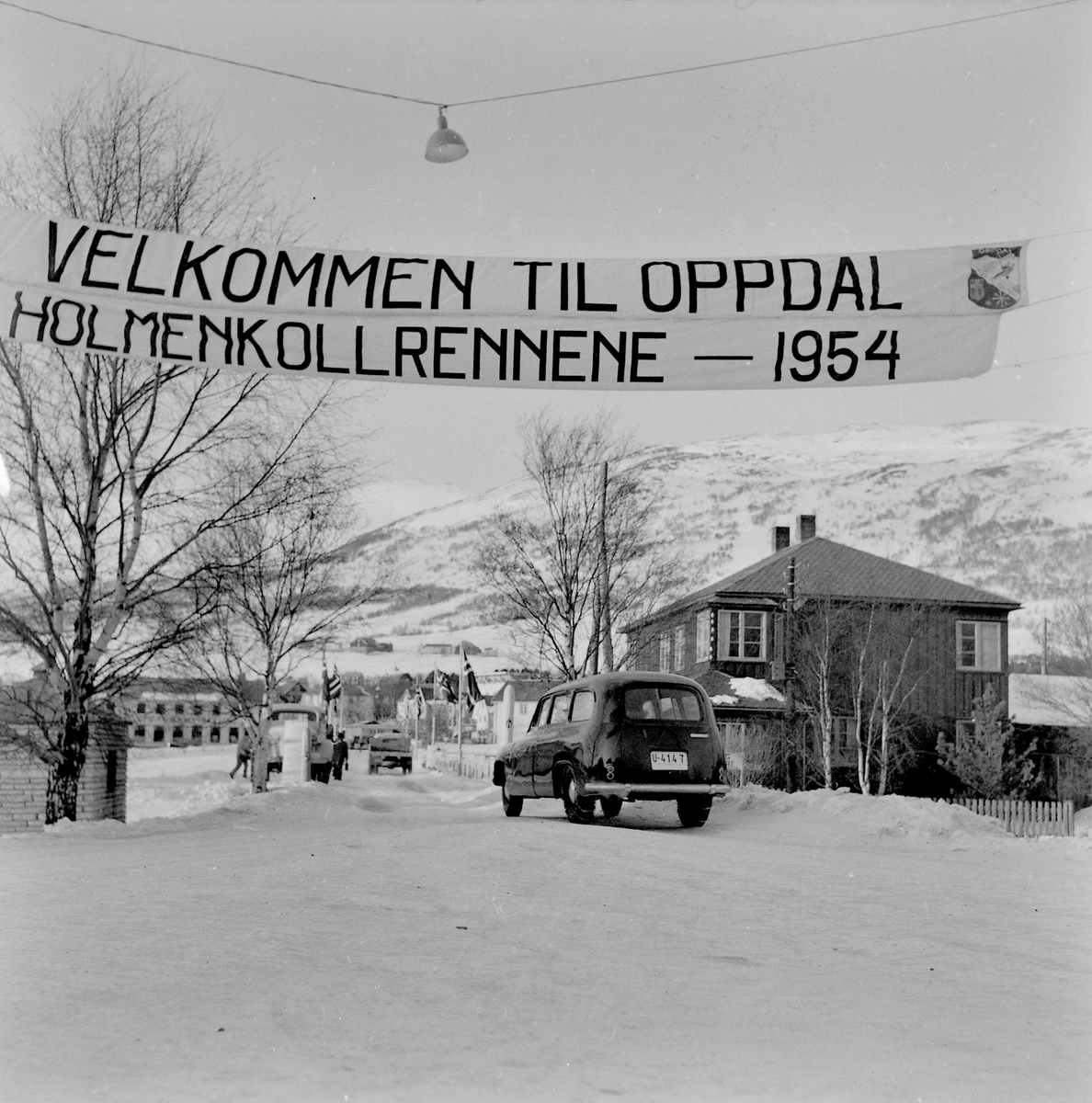 Holmenkollrennene i Oppdal, 1954