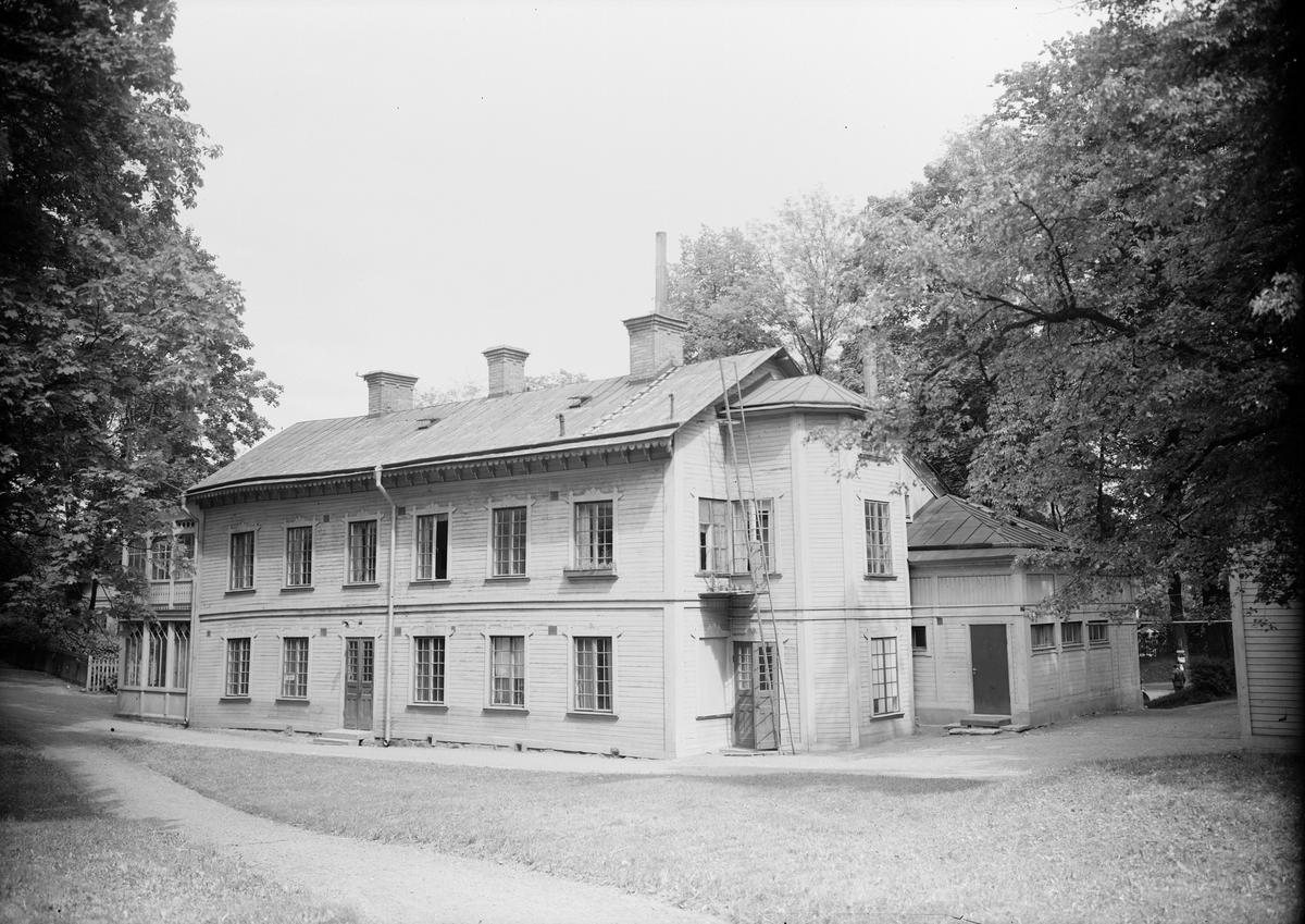 Slottskällan, Slottsbacken, Uppsala 1946 - Upplandsmuseet / DigitaltMuseum