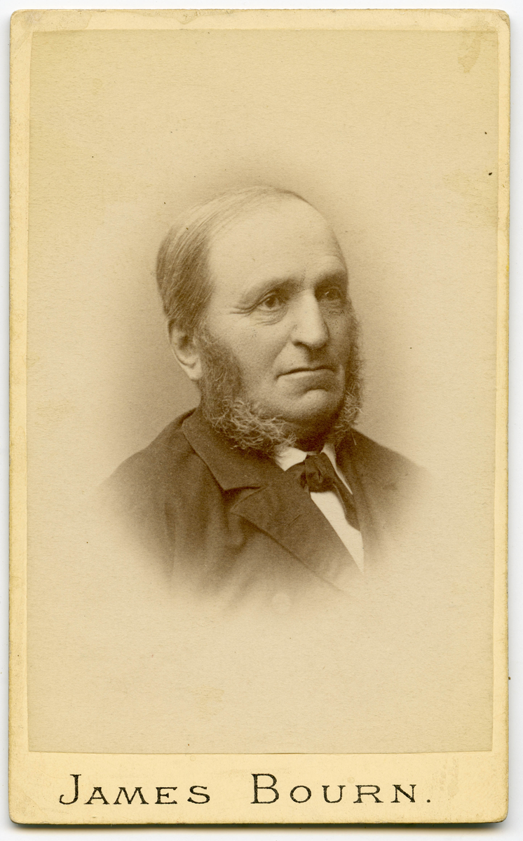Porträtt på Organist Petterson från Nässjö, fader till Axel Ramm.