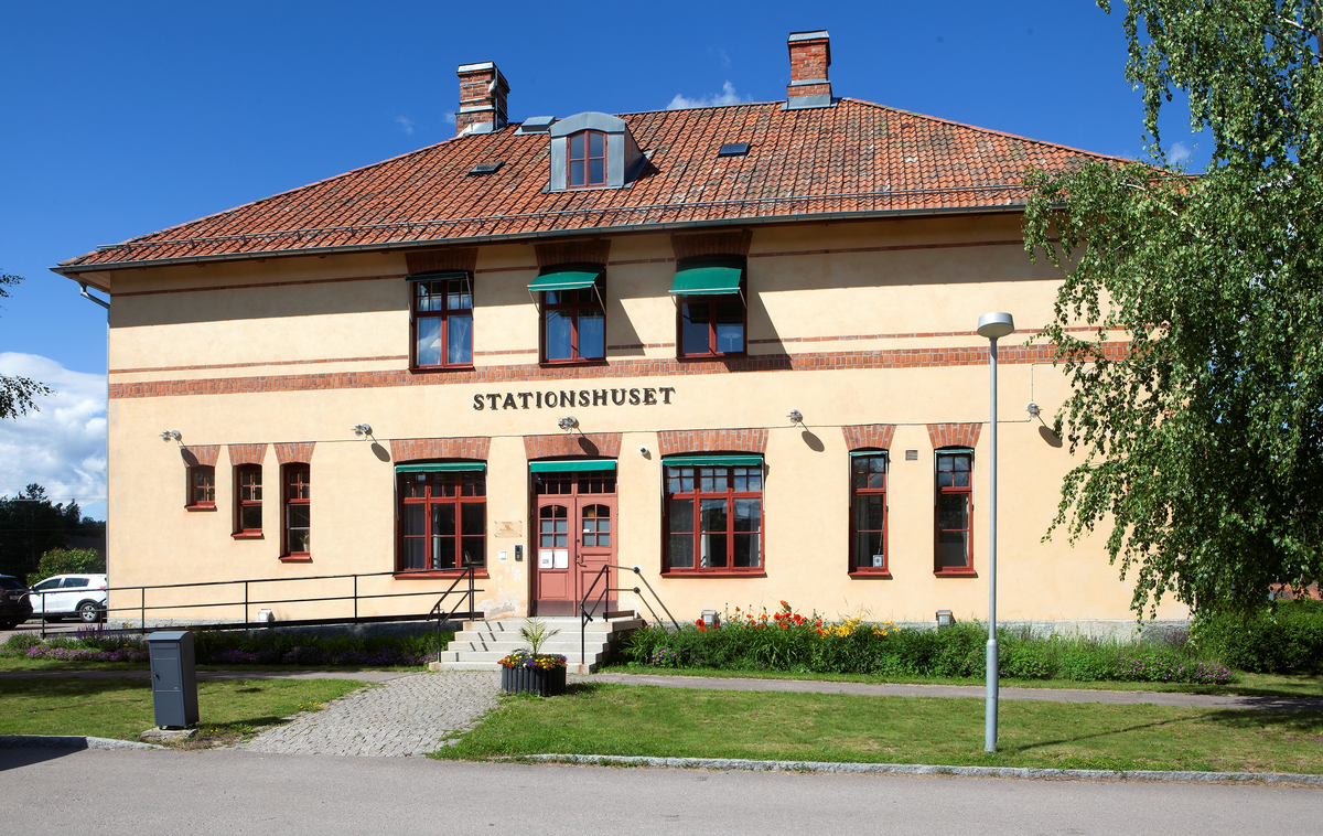 Heby stationshus, Västerlövsta socken, Uppland 2021