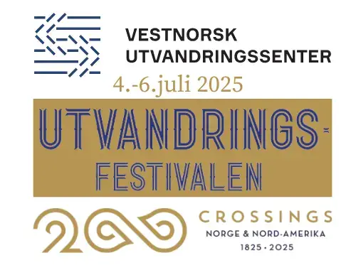 Utvandringsfestivalen 2025 med Crossings 200 logo