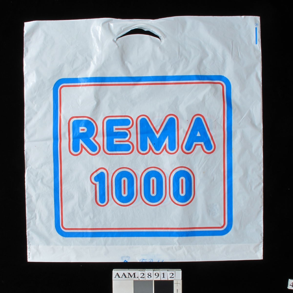 Rema 1000 -kjedens logo i rødt og blått