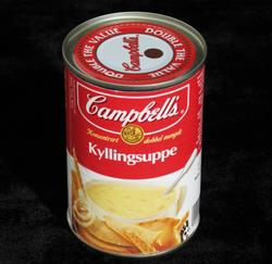 Hermetikkboks Campbell kyllingsuppe
