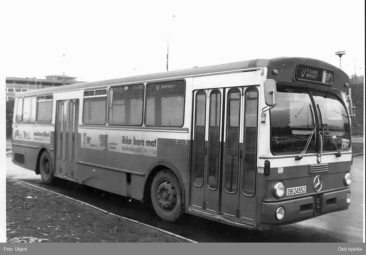 Oslo Sporveiers buss 410 VBK/Mercedes 1973