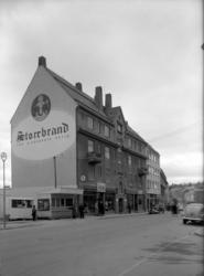 Molde postkontor 1919-1923, trelastgården..Bil med reg nr T-