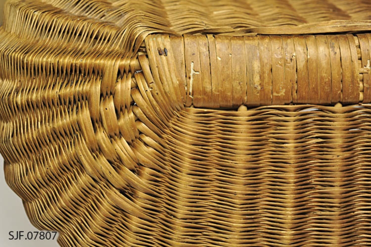 Fiskekurv er en flettet kurv med skulderrem til å bære fisken i, den mangler lokket. Kurven er ant. flettet av piltre (Salix). Skulderremene er laget delvis av strie og av lær. Fordelene ved å bruke kurv er at fisken ligger luftigere og mindre klemt enn i en pose eller veske. 
