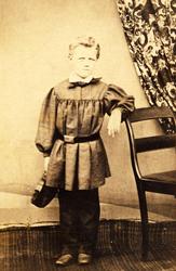 Hans Fredrik Esbensen som ung gutt.