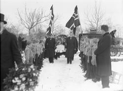 Begravelsesfølge på Tilfredshet