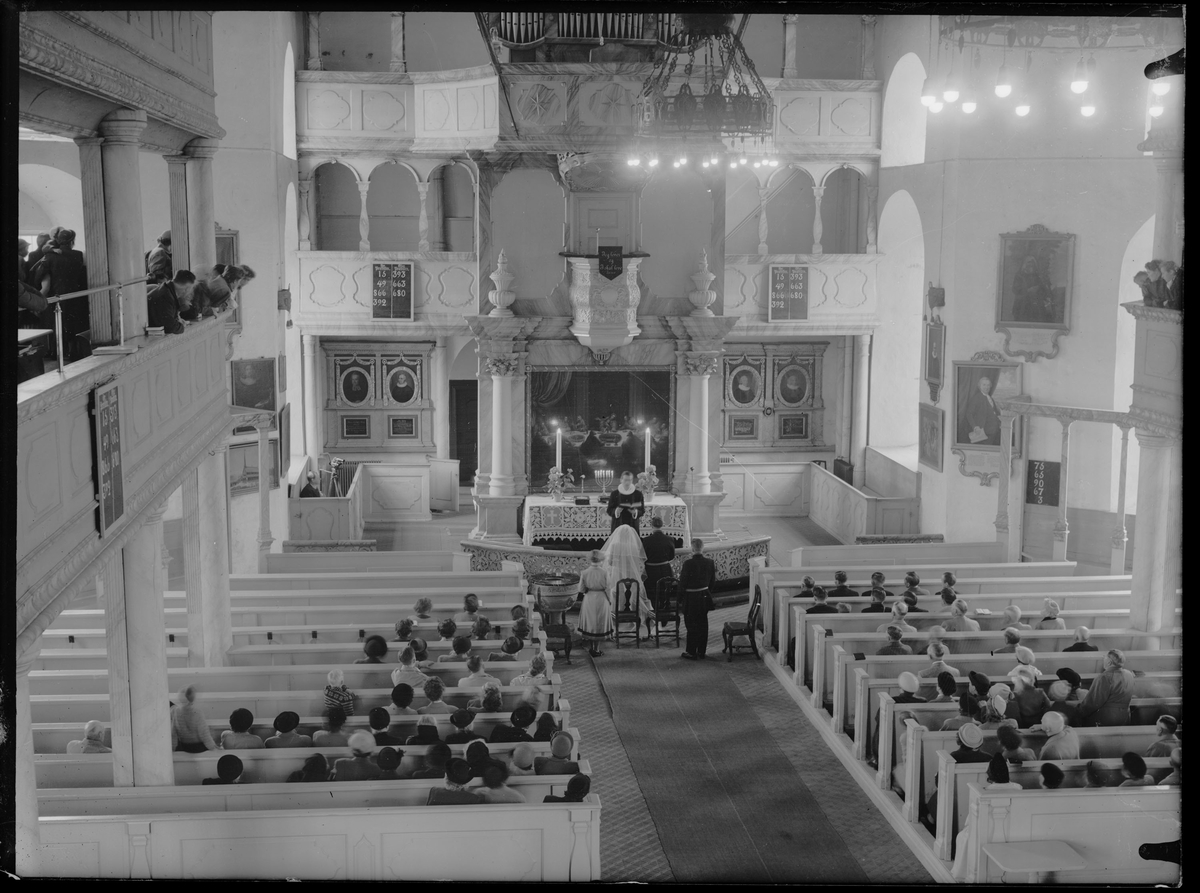 Vielse i Røros kirke 1954