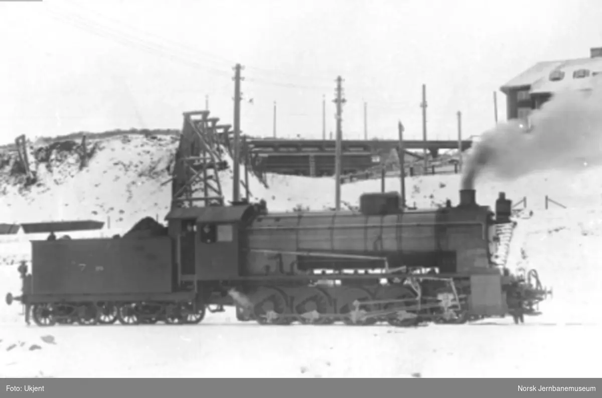 Damplokomotiv type 29a nr. 170 i Narvik