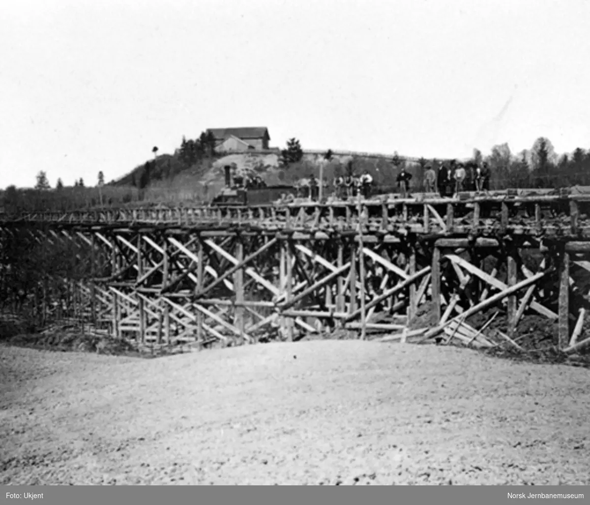 Bygging av ny Børke bru i 1864-65