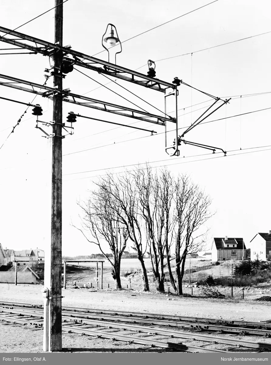 Jærbanens elektrifisering : fra Nærbø stasjon