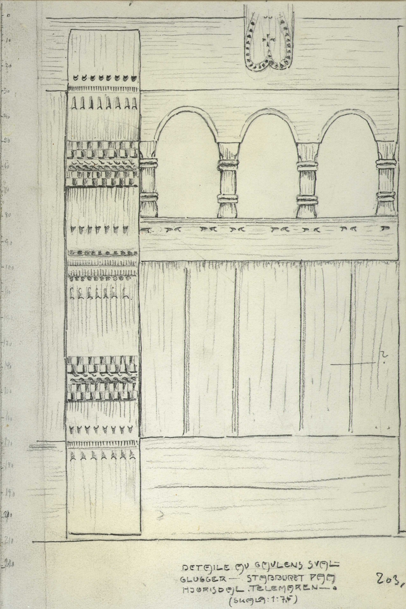 Tegning - Norsk Folkemuseum / DigitaltMuseum