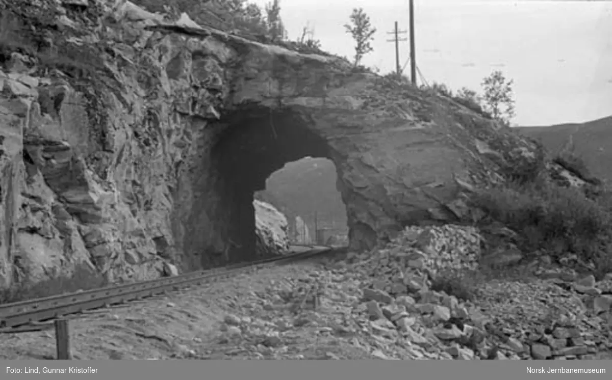 Nordlandsbaneanlegget : søndre portal Svahella tunnel