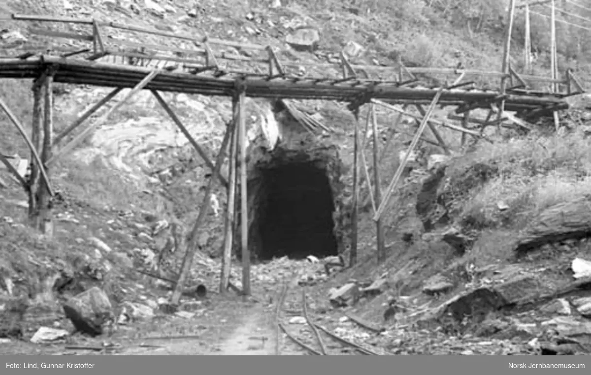 Nordlandsbaneanlegget : nordre innslag til Kvænflåget tunnel