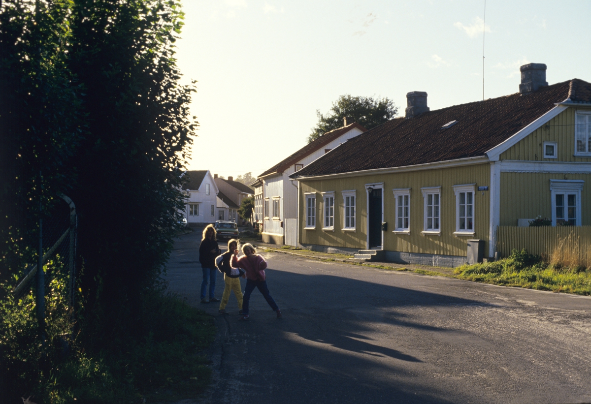 Boliggate, Vaterland, Fredrikstad.  Illustrasjonsbilde fra Bonytt 1987.
