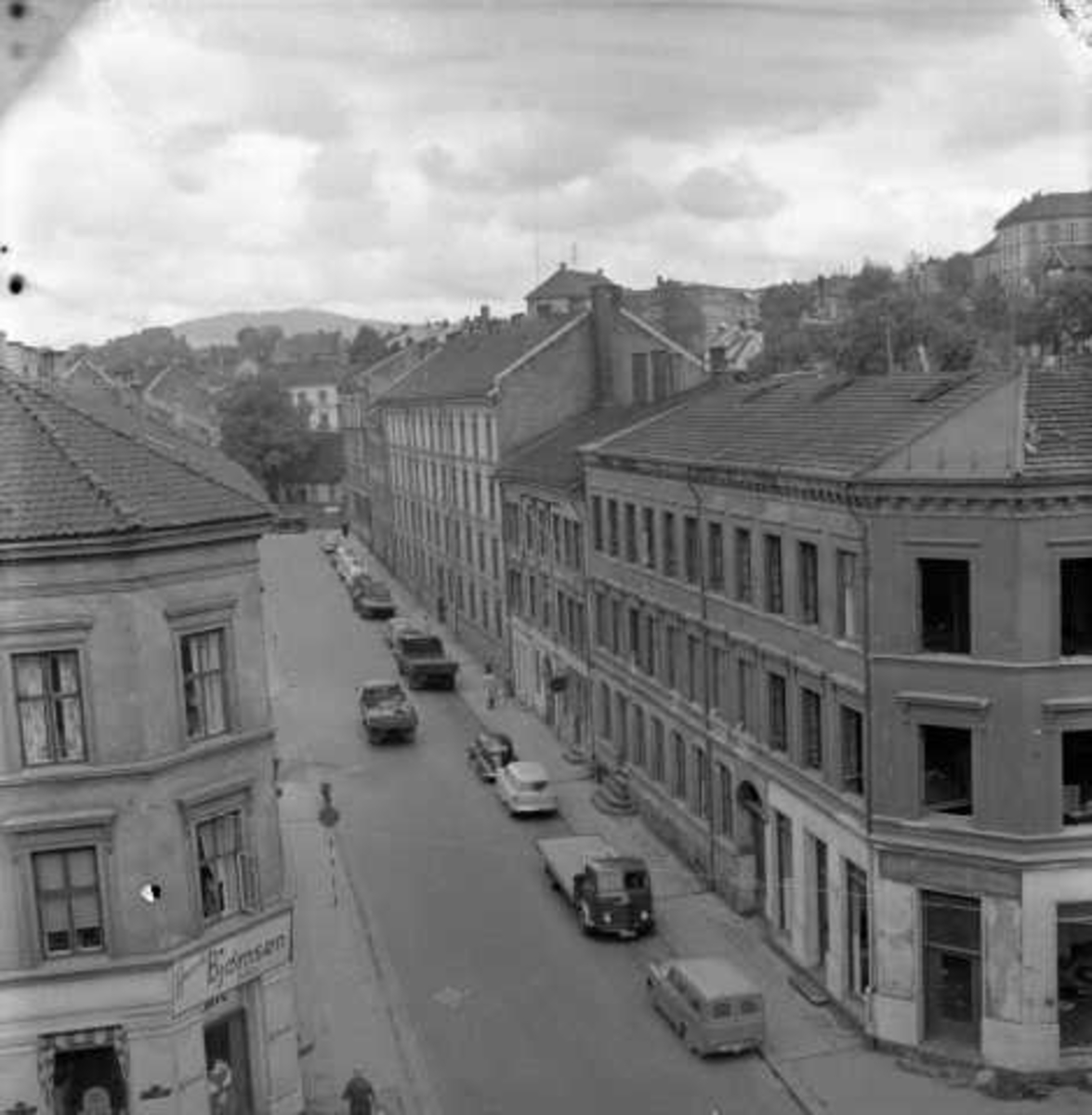 Hus blir revet, Grønland, Oslo 1956.