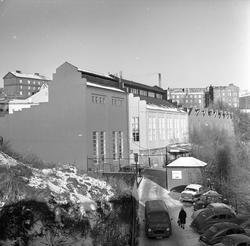 Oslo, Sagene, 1964,  Hjula Veveri, fabrikkbygningen.