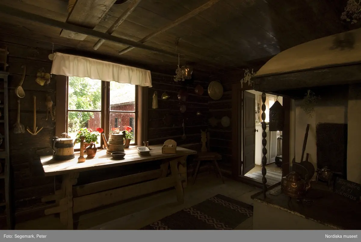 Harkeberga Kaplansgard Interior Kok Nordiska Museet