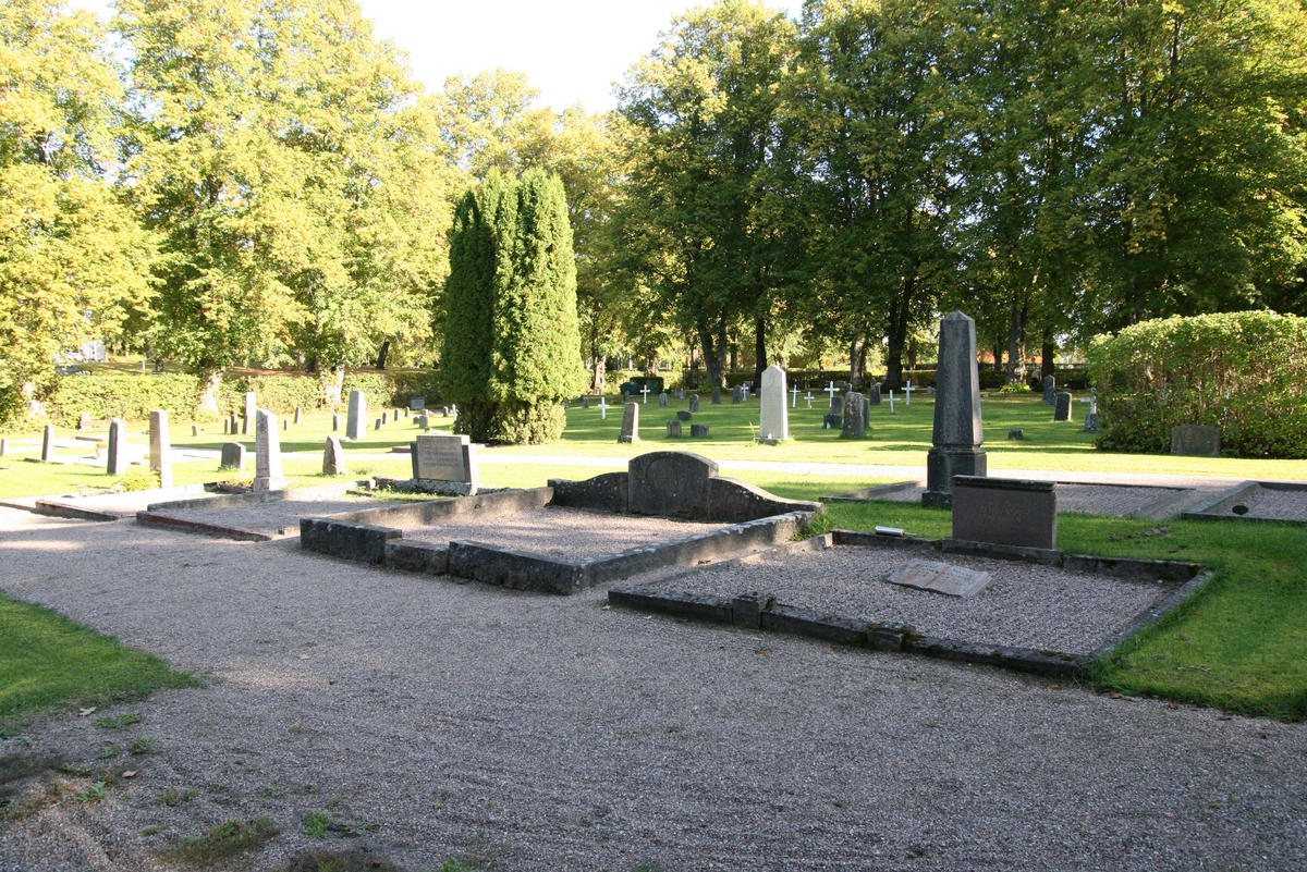 Skutskärs kyrkogård. Gamla delen, anlagd 1896. 