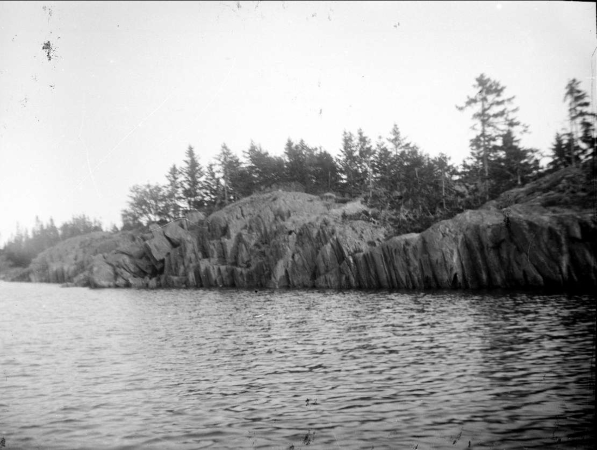 Havskust, Singö socken, Uppland juli 1921