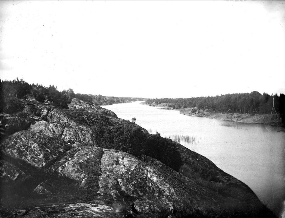 Skärgårdslandskap, Löka, Möja socken, Uppland 1903