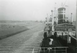 M/S Tarn i Suezkanalen på vei mot Australia
