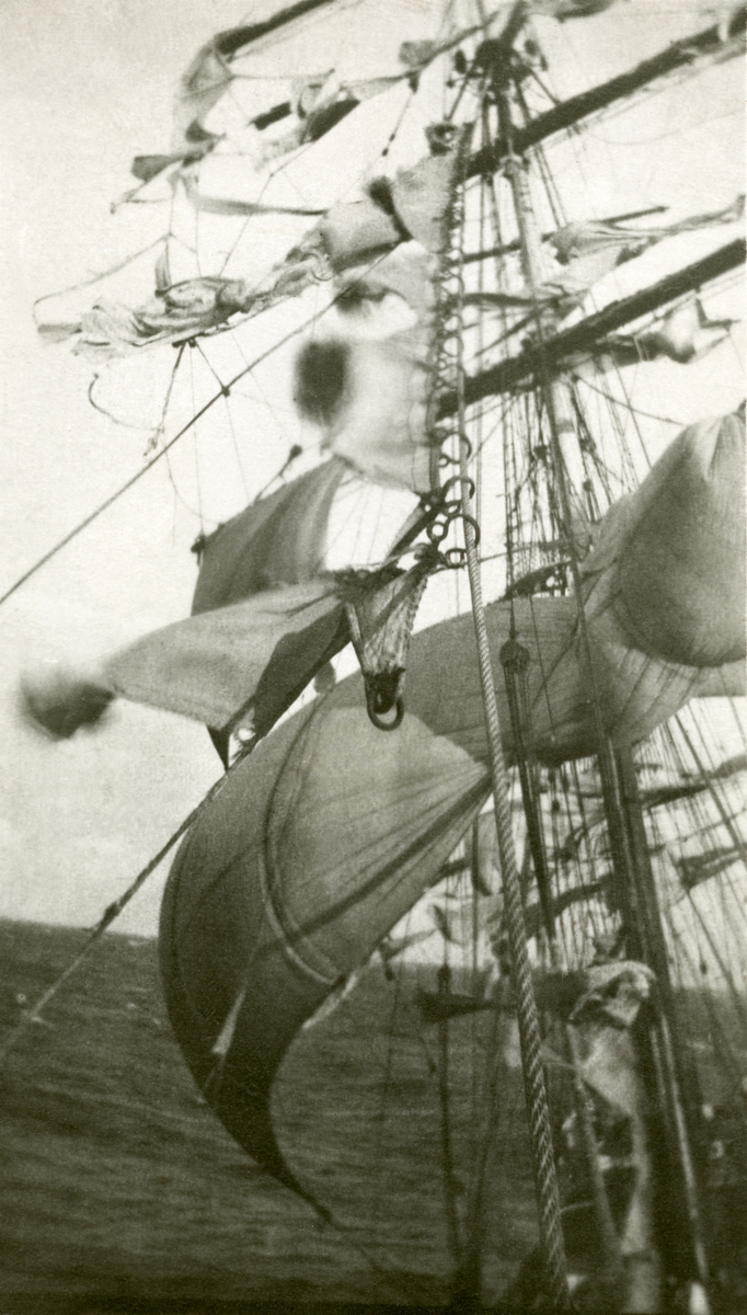 Ødelagte seil på stålbark Clyde (b.1894)