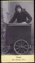 Portrett av skuespilleren Harald Otto som Thalia