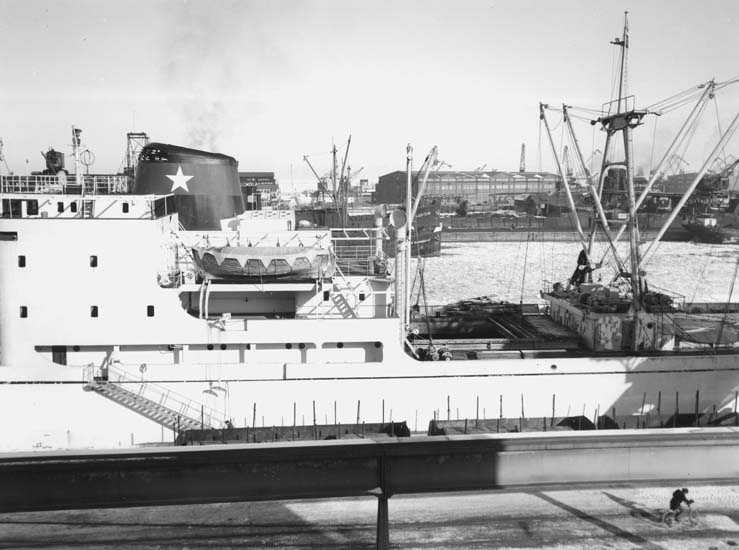Fartyg 114 M/S Hjördis Thordén klar för leverans.