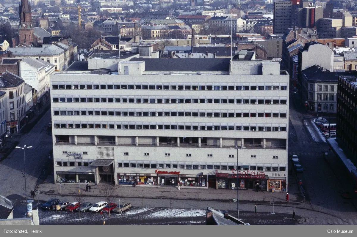utsikt, Oslo Arbeidersamfund, hustak