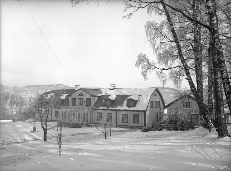 Enligt fotografens noteringar: "Munkedals Herrgård omkring 1925-1930."