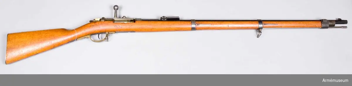 Grupp E II
Mausers enkelladdare. Märkt "Oesterr. Wafffb. Ges.", "I.G mod 71".

Samhörande nr är AM.33636