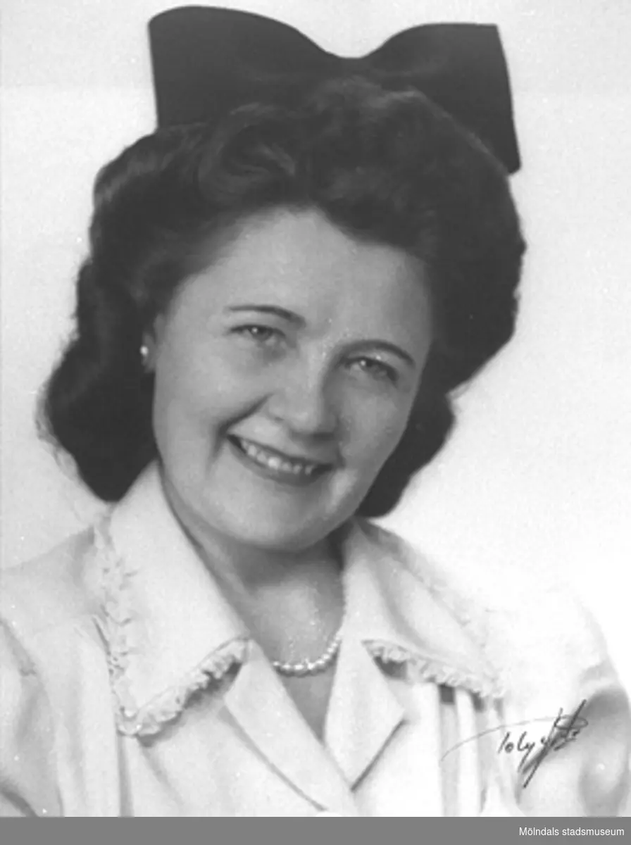 Karin Hasselberg (1903 - 1996) arbetade på Stretereds skolhem 1924 - 1965.