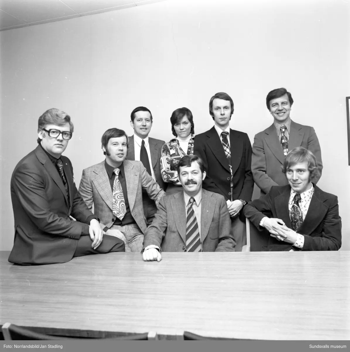 Personalen på Rank Xerox. Gruppbilder och enskilda porträtt.