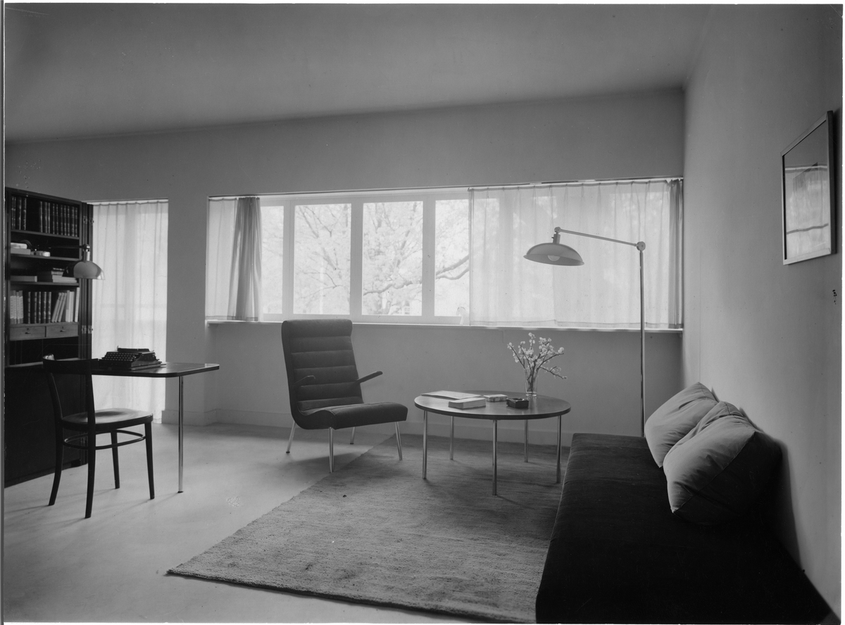 Stockholmsutställningen 1930 hall 36, hyreslägenheter: lägenhet 15 ...