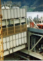 Bygging av TCP2 i Åndalsnes 
Modul 01 heises på plass mello