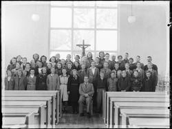 Konfirmanter høsten 1939.
Ukjent kirke.
