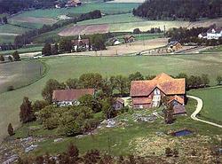 gårdsbruk, skråfoto,