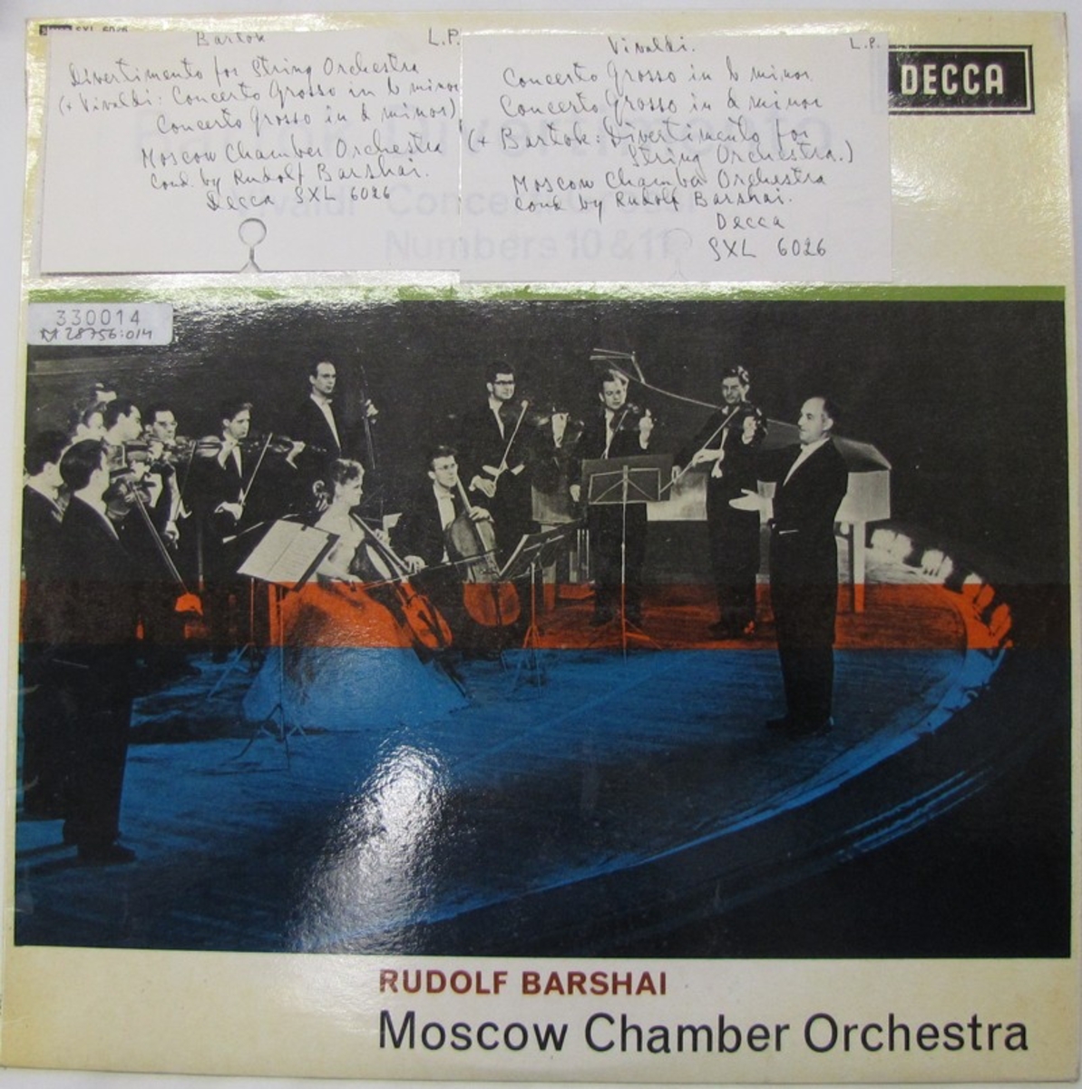 LP-skiva, av märket Decca ffss