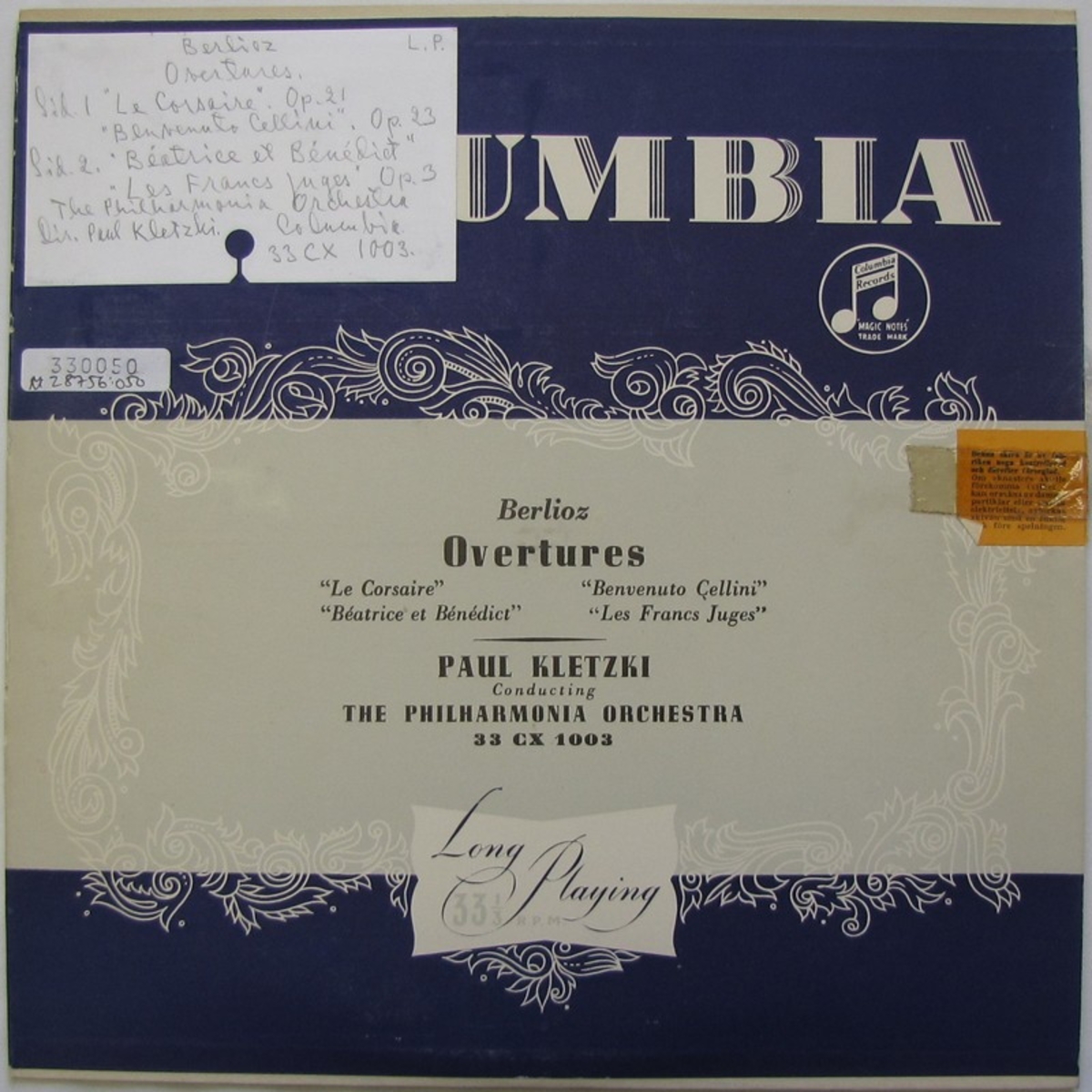 LP-skiva av märket Columbia records