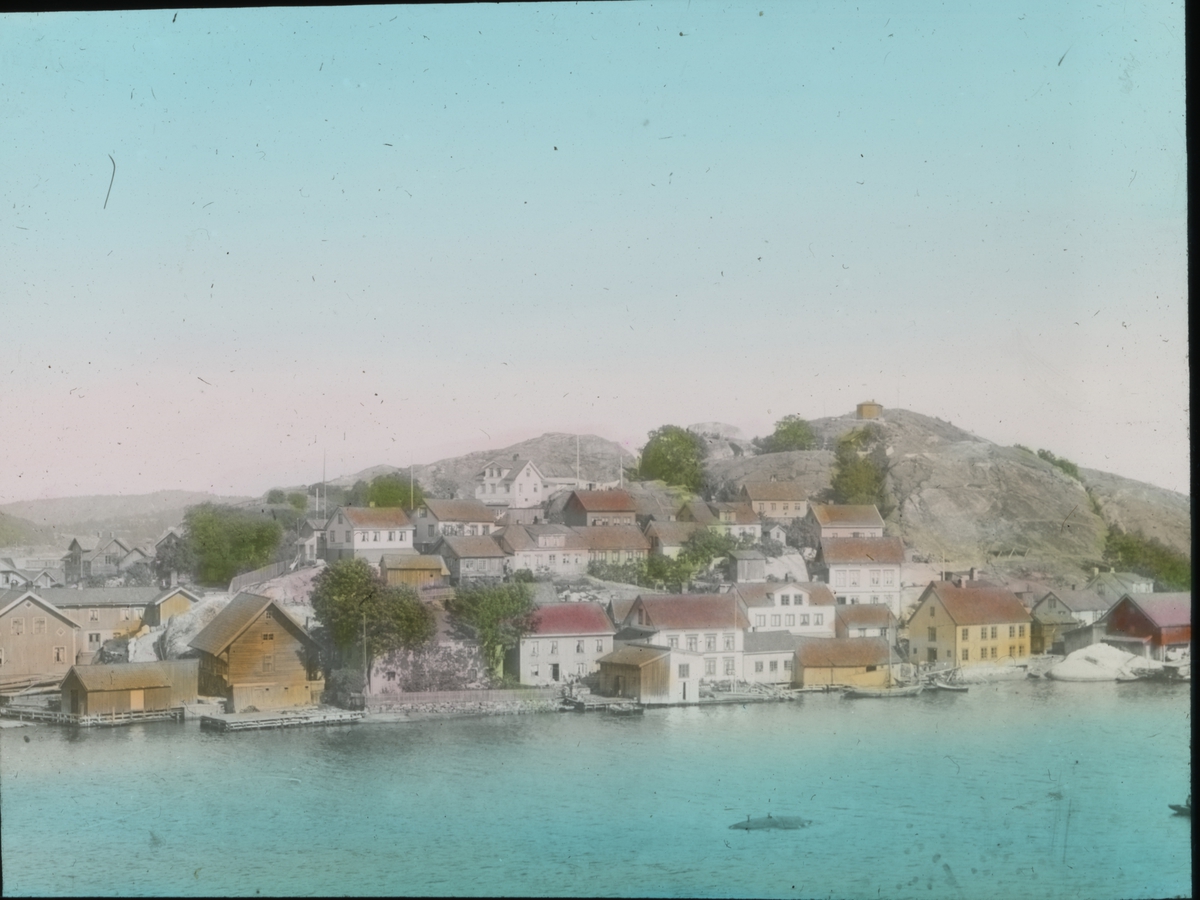 Bebyggelsen fra Øya i Kragerø
