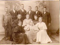 Middelskolen. Klassebilde.