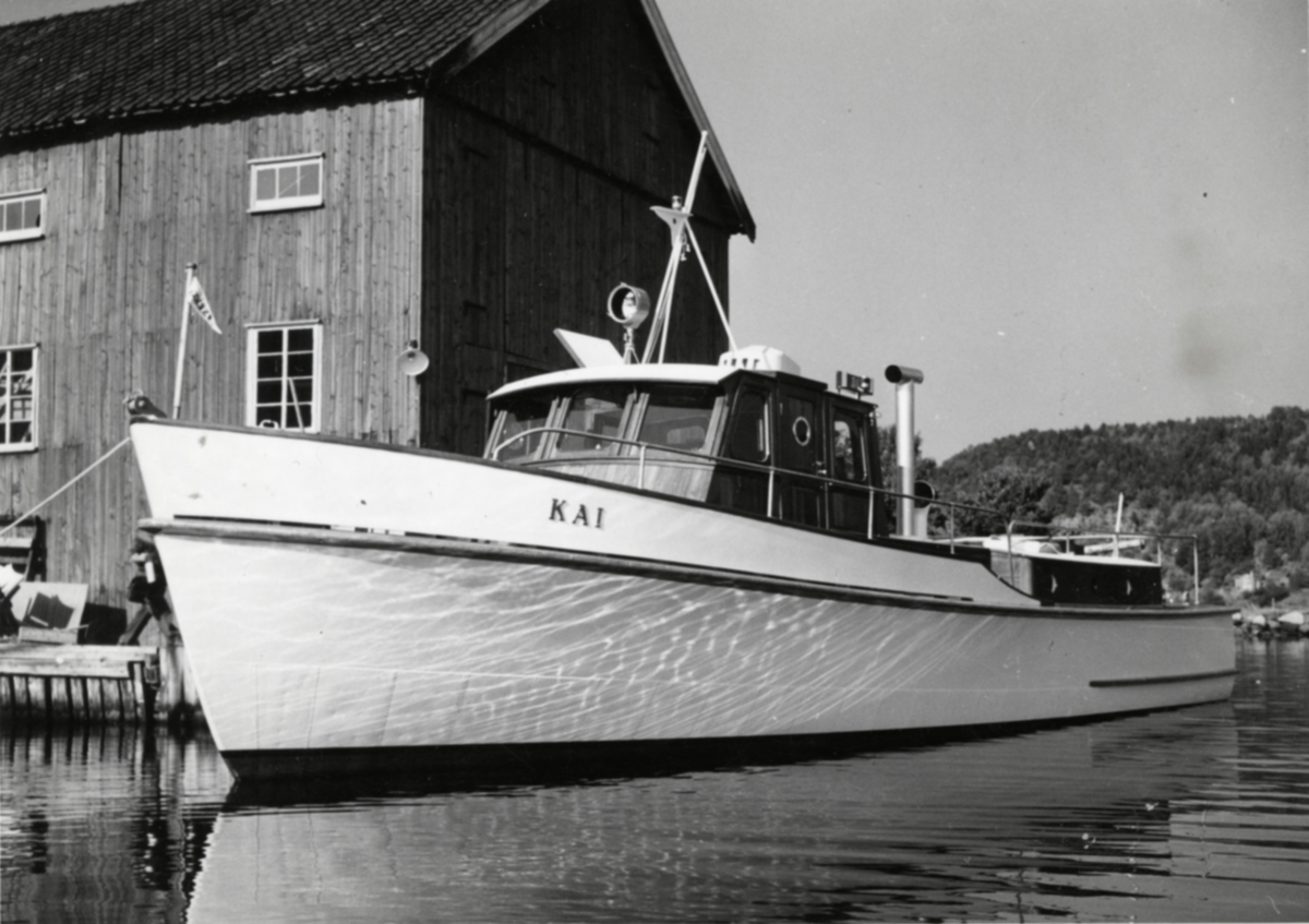 Motorbåt 'Kai', konstruert av Richard G. Furuholmen